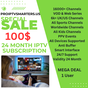 24 Months IPTV Subscription